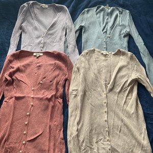 4 Cotton Cardigans